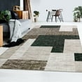 thumbnail image 1 of ZACOO 5'x8' Living Room Area Rug for Bedroom Soft Velvet Rug Low Pile Washable Non Slip Indoor Carpet for Dining Room Nursery, Brown, 1 of 6