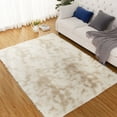 thumbnail image 1 of ZACOO 8x10 Shag Area Rug Ultra Soft Modern Rugs for Bedroom Floor Rugs for Home Decor, Light Brown, 1 of 7