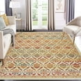 thumbnail image 1 of ZACOO 9x12 for Living Room Bedroom Washable Rug Floral Print Rug Indoor Low Pile Floor Living Room Bedroom Dining Accent Rug Multi, 1 of 6