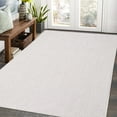 thumbnail image 1 of ZACOO Area Rug 5x7 Modern Solid Area Rug Ultra-Thin Low Pile Throw Carpet Stain Resistance Throw Rugs for Living Room Bedroom Dining Room Home Office, Beige, 1 of 7