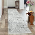 thumbnail image 1 of ZACOO Boho Rug 2x6 Kitchen Runners Non-Slip Washable Runner Rug Traditional Printed Carpet for Entryway Hallway Bathroom Grey, 1 of 1