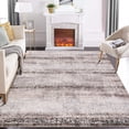thumbnail image 1 of ZACOO Machine Washable Area Rug Vintage Chenille Rug 6x9 Area Rug for Living Room Bedroom Non-Slip Low Pile Rug, Brown, 1 of 8