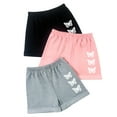 thumbnail image 1 of ZACPNCV 3-pack Shorts for Girls Summer Elastic Casual High Waisted Loose Shorts Pink 9-10 Years, 1 of 5