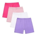 thumbnail image 1 of ZACPNCV 4 Pack Girls Bike Shorts Cartwheel Breathable Biker Under Dress Dance Shorts Kids Clothes Multicolor 9-10 Years, 1 of 9