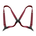 thumbnail image 1 of Lovskoo Adjustable Unisex Suspenders with 2 Side Clips 1.4 Inch Elastic Band Solid Color for Daily Wear and Work, 1 of 1