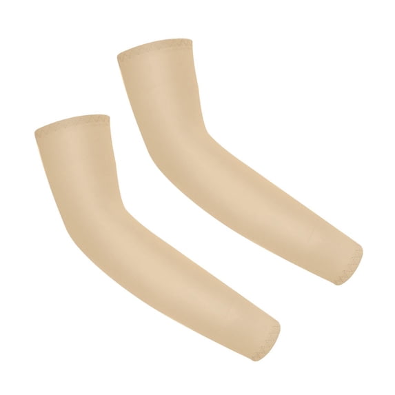 ZACPNCV Arm Sleeves for Kids UV Sun Protection Sleeves Compression Sleeves Cooling Arm Cover Boys Girls Outdoor Sports Khaki 8-10 Years