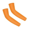 thumbnail image 1 of ZACPNCV Arm Sleeves for Kids UV Sun Protection Sleeves Compression Sleeves Cooling Arm Cover Boys Girls Outdoor Sports Orange 17-18 Years, 1 of 4