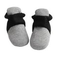 thumbnail image 1 of ZACPNCV Baby Boy Girl Knit Walking Shoes Non Slip Soft Sole Infant Toddler Slipper Newborn First Walker House Crib Sneaker Shoes Gray 6-12 Months, 1 of 4