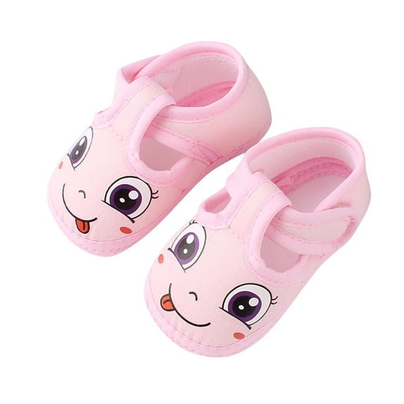 ZACPNCV Baby First Walking Shoes Boys Girls Infant Sneakers Crib Shoes Breathable Lightweight Slip On Shoes Pink 3-6 Months