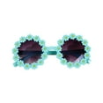 thumbnail image 1 of ZACPNCV Baby Flower Sunglasses Girls Polarized Sunglasses Flexible Bendable Newborn UV400 Sunglasses Green 2-12 Years, 1 of 4