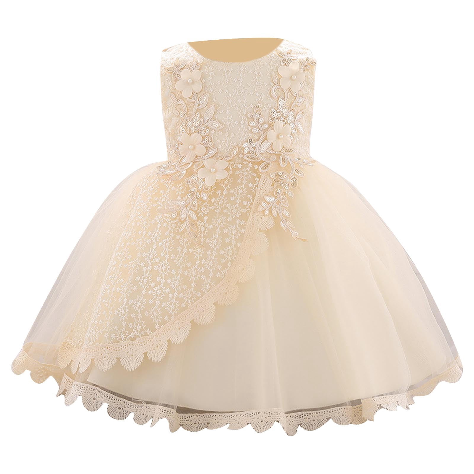 princessnoelです♡ ZACPNCV Baby Girl Dress Sleeveless Sequins Princess Dresses
