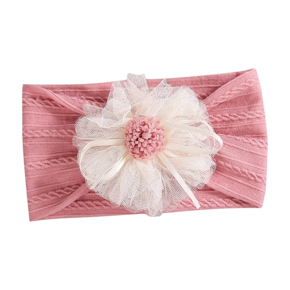 ZACPNCV Baby Headband Newborn Infant Toddler Nylon Hairbands Cute Soft Beanie Headwrap Hair Accessories Watermelon Red Free Size