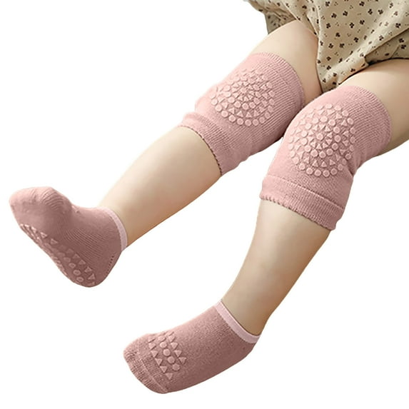 ZACPNCV Baby Knee Pads for Crawling No Slip Unisex Baby Knee Protectors Toddler Knee Pads Gift Idea for Baby Pink 1-3 Years