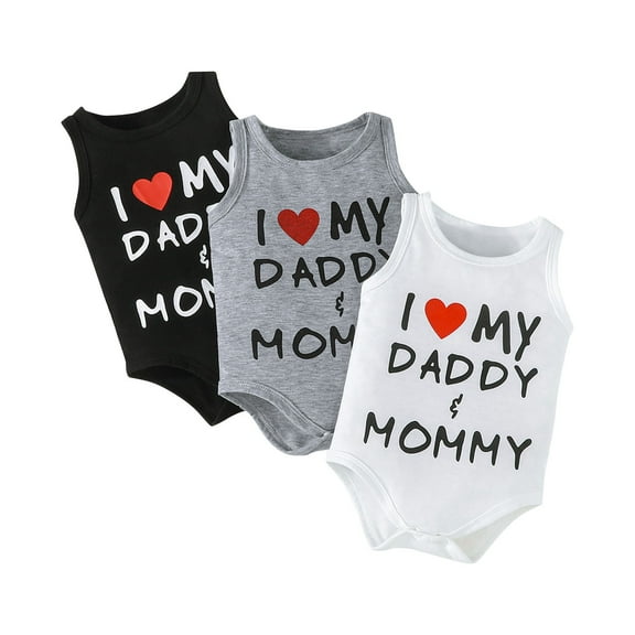 ZACPNCV Baby Sleeveless Onesie Bodysuits Baby Vest Triangle Bag Fart Clothing Summer Belly Underwear Clothes Multicolor 6-9 Months