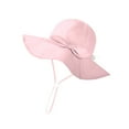 thumbnail image 1 of ZACPNCV Baby Sun Hat Kids with UPF 50+ Sun Protection Wide Brim Adjustable Beach Hats for Boys Girls Pink 2-7 Years, 1 of 3