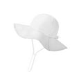 thumbnail image 1 of ZACPNCV Baby Sun Hat Kids with UPF 50+ Sun Protection Wide Brim Adjustable Beach Hats for Boys Girls White 2-7 Years, 1 of 4