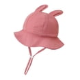 thumbnail image 1 of ZACPNCV Baby Sun Hat Toddler Girls Bucket Beach Hat Wide Brim UPF 50+ Adjuatable Travel Beach Watermelon Red Free Size, 1 of 4