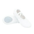 thumbnail image 1 of ZACPNCV Ballet Shoes for Girls Elastic Arch Ballet Slippers Dance Shoes for Toddler for Perform Dance Yoga White 8 Years, 1 of 7
