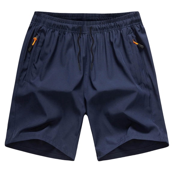 ZACPNCV Boy's Cargo Shorts Kids Athletic Basketball Bermuda Elastic Waist Sweat Shorts with Pockets Navy 14-15 Years