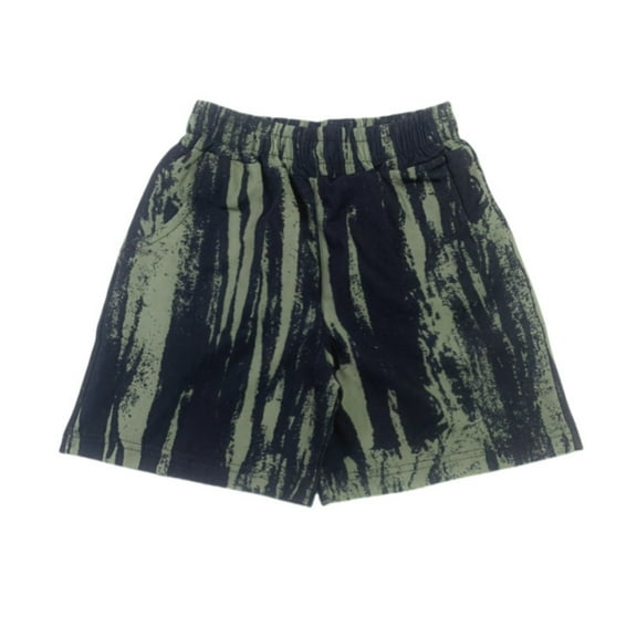 ZACPNCV Boys Baggy Hawaiian Beach Shorts Summer Elastic Waist Causal Sport Shorts Short Sweatpants Green 5-6 Years