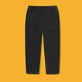 thumbnail image 1 of ZACPNCV Boys Dress Pants School Uniform Golf Pants for Boys Adjustable Waist Twill Chino Pant Black 11-12 Years, 1 of 8