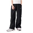 thumbnail image 1 of ZACPNCV Boys Girls Long Bloomers Cotton Harem Pants for Kids Elastic Waist Jogger Pants Solid Lounge Trousers Summer Clothes Black 7-8 Years, 1 of 8