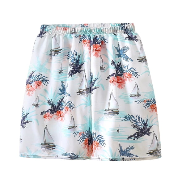 ZACPNCV Boys Girls Shorts Casual Beach Shorts Lightweight Comfort Kids Summer Athletic Short Pants Multicolor 8-9 Years