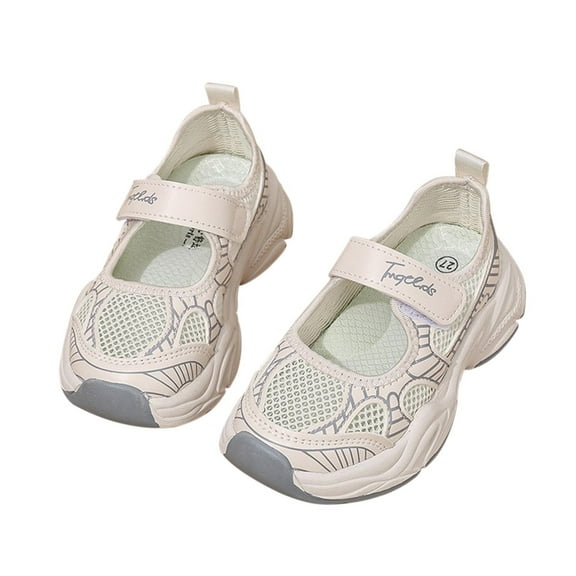 ZACPNCV Boys Girls Sport Water Sandals Kids Summer Outdoor Beach Hiking Closed-Toe Athletic Shoes for Toddler White 7-8 Years