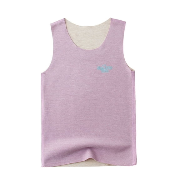 ZACPNCV Boys Girls Sweater Vest Cable Knit Toddler Kid Uniform Vest Boy Clothes Pullover Knitted Top Purple 5-6 Years