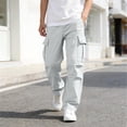 thumbnail image 1 of ZACPNCV Boys Girls Water Resistant Cargo Pants Elastic Waist Convertible Hem Straight Leg Outdoor Utility Trousers 7-16Years, 1 of 7