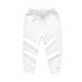 thumbnail image 1 of ZACPNCV Boys Harem Pants Solid Color Elastic Waist Soft Sweatpants Casual Loose Comfy Stretchy Summer Trousers Clothes White 11-12 Years, 1 of 1