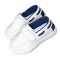 thumbnail image 1 of ZACPNCV Boys Loafers Solid Color Slip On Breathable Soft Sole Comfort Casual Shoes Spring, 1 of 9