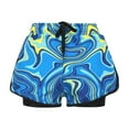 thumbnail image 1 of ZACPNCV Boys Swim Trunks Swim Shorts with Brief Liner for Kids Boys Quick Dry Swim Shorts Beach Swimwear Blue 6-7 Years, 1 of 3