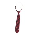 thumbnail image 1 of ZACPNCV Boys Tie Striped Ties for Kids Pre-tied Adjustable Neckties for Boys School Uniform Wedding Graduation Red Free Size, 1 of 3