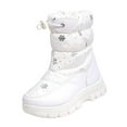thumbnail image 1 of ZACPNCV Boys Winter Snow Boots Insulated Cold Weather Outdoor Boots with Slip Resistant Sole for Toddler White, 1 of 5
