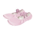 thumbnail image 1 of ZACPNCV Canvas Ballet Dance Shoes Girls Womens Ballet Shoes Stretch Split Sole for Perform Dance Yoga Pink 13-14 Years, 1 of 7