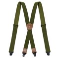 thumbnail image 1 of Lovskoo Classic Mens Suspenders with 4 Clips 1.4 Inch Elastic Webbing X Back Design Adjustable for A Perfect Fit Every Time, 1 of 2