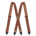 thumbnail image 1 of Lovskoo Classic Mens Suspenders with 4 Clips 1.4 Inch Elastic Webbing X Back Design Adjustable for A Perfect Fit Every Time, 1 of 2