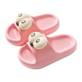 thumbnail image 1 of ZACPNCV Cloud Slides for Kids,Boys Girls Shower Slippers Bathroom Pool Sandals,Toddler Home House Open Toe Comfy Thick Sole Slippers,Summer Non-Slip Beach Shoes Pink 3-3.5 Years, 1 of 4