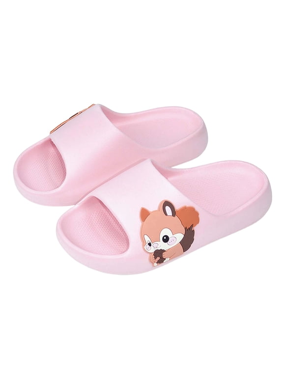 Cloud Slides for Kids, Toddler Pillow Slippers Shower Bathroom Non-Slip Open Toe Super Boys Girls Home House Cloud Cushion Slide Sandals for Indoor Outdoor Shoes