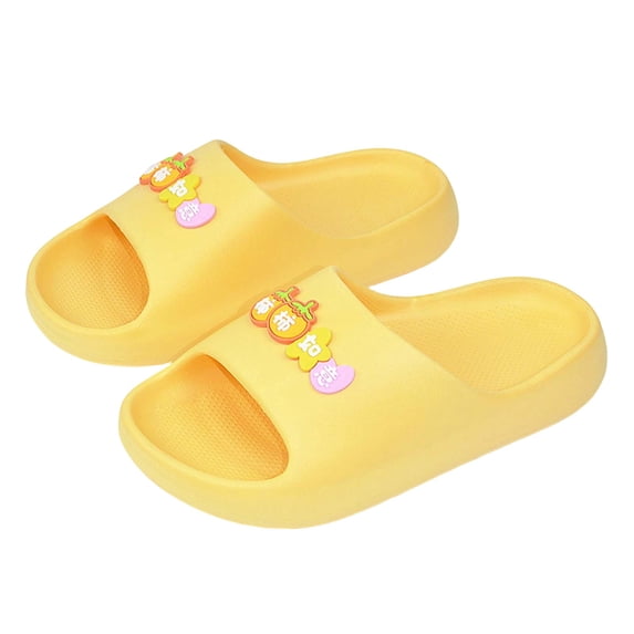 ZACPNCV Cloud Slides for Kids Pillow Slippers Super Soft Comfy Beach Pool Slippers Waterproof Non-Slip Shower Indoor Outdoor Shoes
