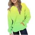thumbnail image 1 of ZACPNCV Cute Hoodies for Girls Tie Dye Oversized Pullover Sweatshirts Long Sleeve Trendy Shirts Preppy Clothes Green 2-3 Years, 1 of 7