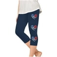thumbnail image 1 of ZACPNCV Girls Athletic Capri Leggings Independence Day Print High Waist Kids Leggings Athletic Sports Workout Dance Tights Cropped Pants Navy 3-4 Years, 1 of 9