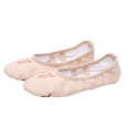 thumbnail image 1 of ZACPNCV Girls Ballet Shoes Toddler Highly Elastic Canvas Ballet Slippers Kids Ballerina Dance Shoes Beige, 1 of 8