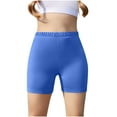 thumbnail image 1 of ZACPNCV Girls Biker Shorts High Waisted Tummy Control Yoga Volleyball Shorts Gymnastics Dance Athletic Compression Shorts Blue 5-6 Years, 1 of 9