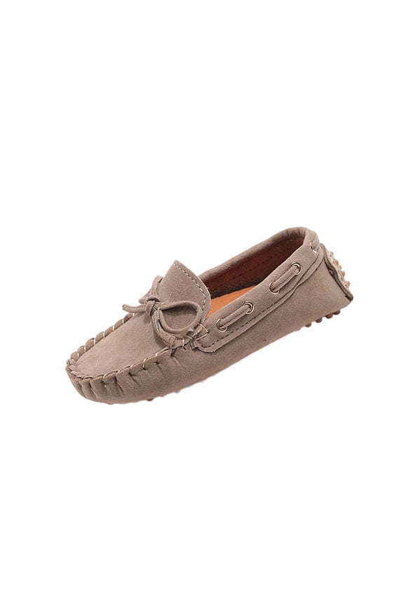 Girls Bow Flats Soft Sole Loafers Slip On Princess Moccasins for Toddler Little Kids Casual