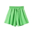 thumbnail image 1 of ZACPNCV Girls Casual Shorts Kids Summer Elastic Waist Shorts Green 6-7 Years, 1 of 3