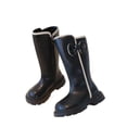 thumbnail image 1 of ZACPNCV Girls Knee High Boots Kids Fashion Low Heel Side Zip Tall Riding Boots Winter Dressy Party Long Boot for Toddler Black, 1 of 9