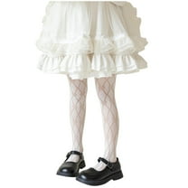 ZACPNCV Girls Lace Tights Hollowed Fishnet Stockings Toddler Stockings Heart Pattern Dance Pantyhose Spring Summer 5-8 Years