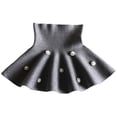 thumbnail image 1 of ZACPNCV Girls Metallic Skater Skort Kids High Waisted Shiny Dance Scooter Skirt Gray 10-11 Years, 1 of 5